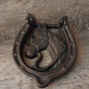 Cast Iron ,Horse Horseshoe Door Knocker